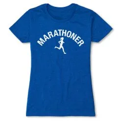 Women's Everyday Runners Tee - Marathoner Girl -goneforarun Sales 2023 tr 36793 ROYAL