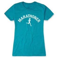 Women's Everyday Runners Tee - Marathoner Girl -goneforarun Sales 2023 tr 36793 TEAL