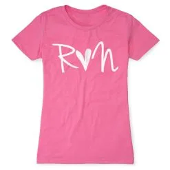 Women's Everyday Runners Tee - Run Heart 19 Women's Everyday Runners Tee - Run Heart -goneforarun Sales 2023 tr 36800 HOTPINK