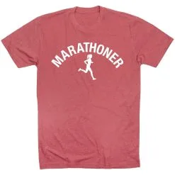 Running Short Sleeve T-Shirt - Marathoner Girl -goneforarun Sales 2023 tr 36824 MAUVE FLAT