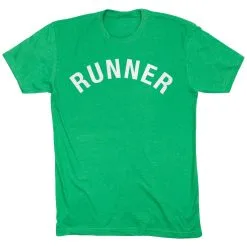 Running Short Sleeve T-Shirt - Runner Arc 23 Running Short Sleeve T-Shirt - Runner Arc -goneforarun Sales 2023 tr 36833 GREEN FLAT