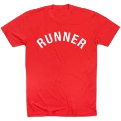 Running Short Sleeve T-Shirt - Runner Arc 27 Running Short Sleeve T-Shirt - Runner Arc -goneforarun Sales 2023 tr 36833 RED FLAT