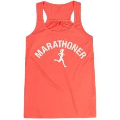 Flowy Racerback Tank Top - Marathoner Girl