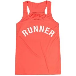 Flowy Racerback Tank Top - Runner Arc -goneforarun Sales 2023 tr 36987 CORAL MAIN