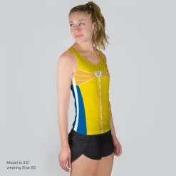 Women's Performance Tank Top - Beauty -goneforarun Sales 2023 tr 37071 MODELFRONT