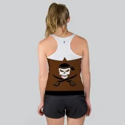 Women's Performance Tank Top - Castaway Pirate -goneforarun Sales 2023 tr 37073 MODELBACK