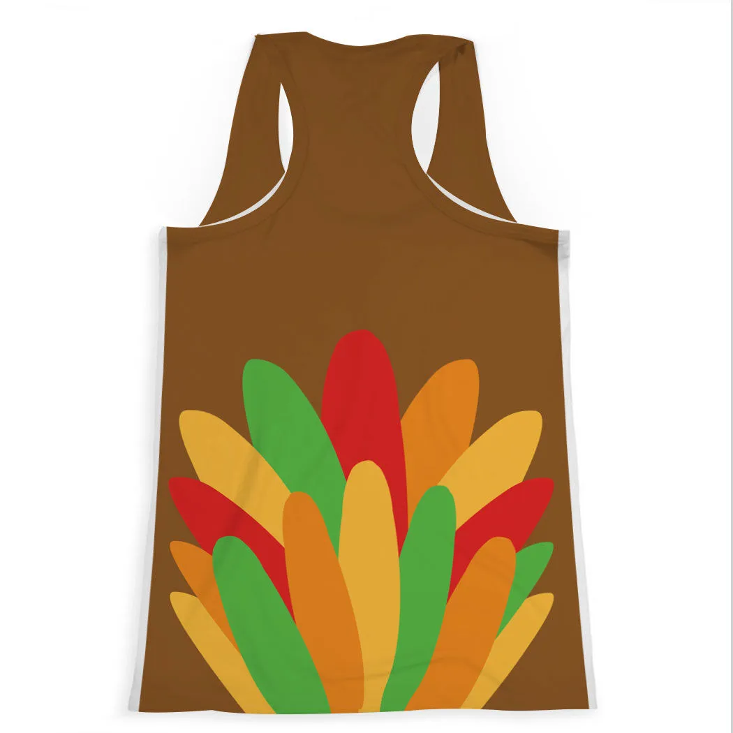 Women's Performance Tank Top - Goofy Turkey 4 Women's Performance Tank Top - Goofy Turkey - Image 2