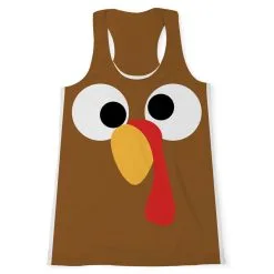 Women's Performance Tank Top - Goofy Turkey