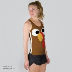Women's Performance Tank Top - Goofy Turkey 10 Women's Performance Tank Top - Goofy Turkey -goneforarun Sales 2023 tr 37077 MODELFRONT