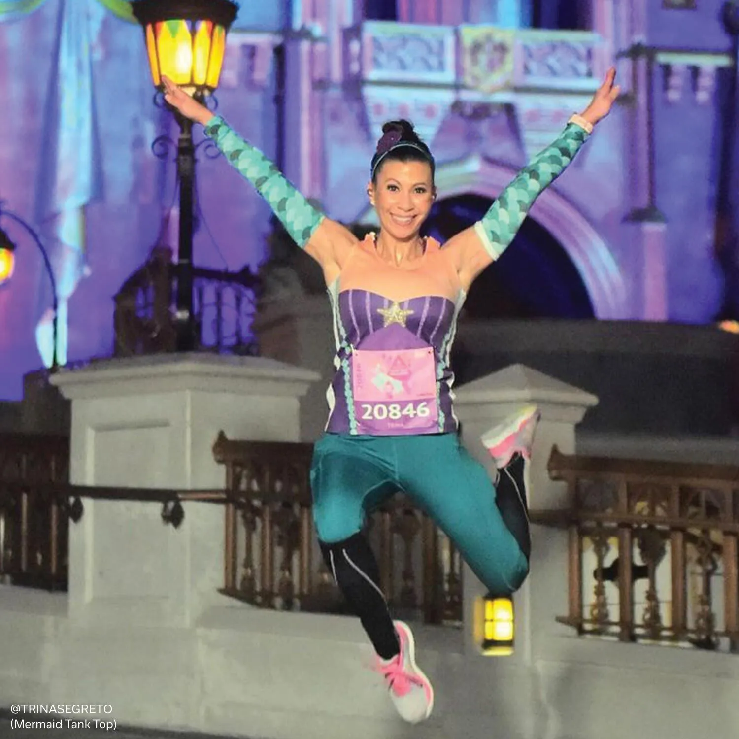 Women's Performance Tank Top - Mermaid 9 Women's Performance Tank Top - Mermaid - Image 7