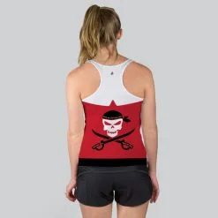 Women's Performance Tank Top - Run Pirate Run -goneforarun Sales 2023 tr 37088 MODELBACK