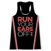 Women's Performance Tank Top - Run Your Ears Off -goneforarun Sales 2023 tr 37089