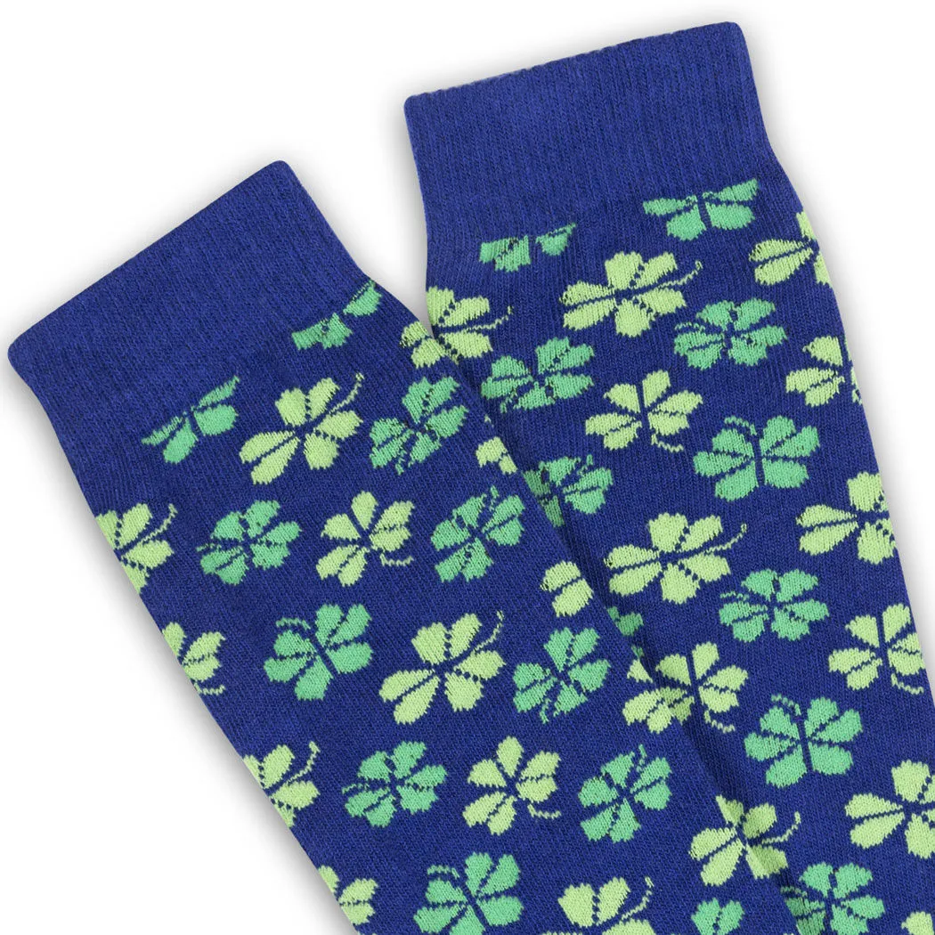 Woven Yakety Yak! Knee High Socks - Shamrocks 7 Woven Yakety Yak! Knee High Socks - Shamrocks - Image 5