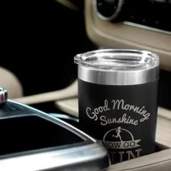 Running 20oz. Double Insulated Tumbler - Good Morning Sunshine With Runner -goneforarun Sales 2023 tr 37649 BLACK CAR
