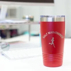 Running 20oz. Double Insulated Tumbler - Half Marathoner Girl -goneforarun Sales 2023 tr 37650 RED DESK