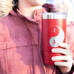 Running 20oz. Double Insulated Tumbler - Runner Girl Yin Yang -goneforarun Sales 2023 tr 37654 RED MODEL