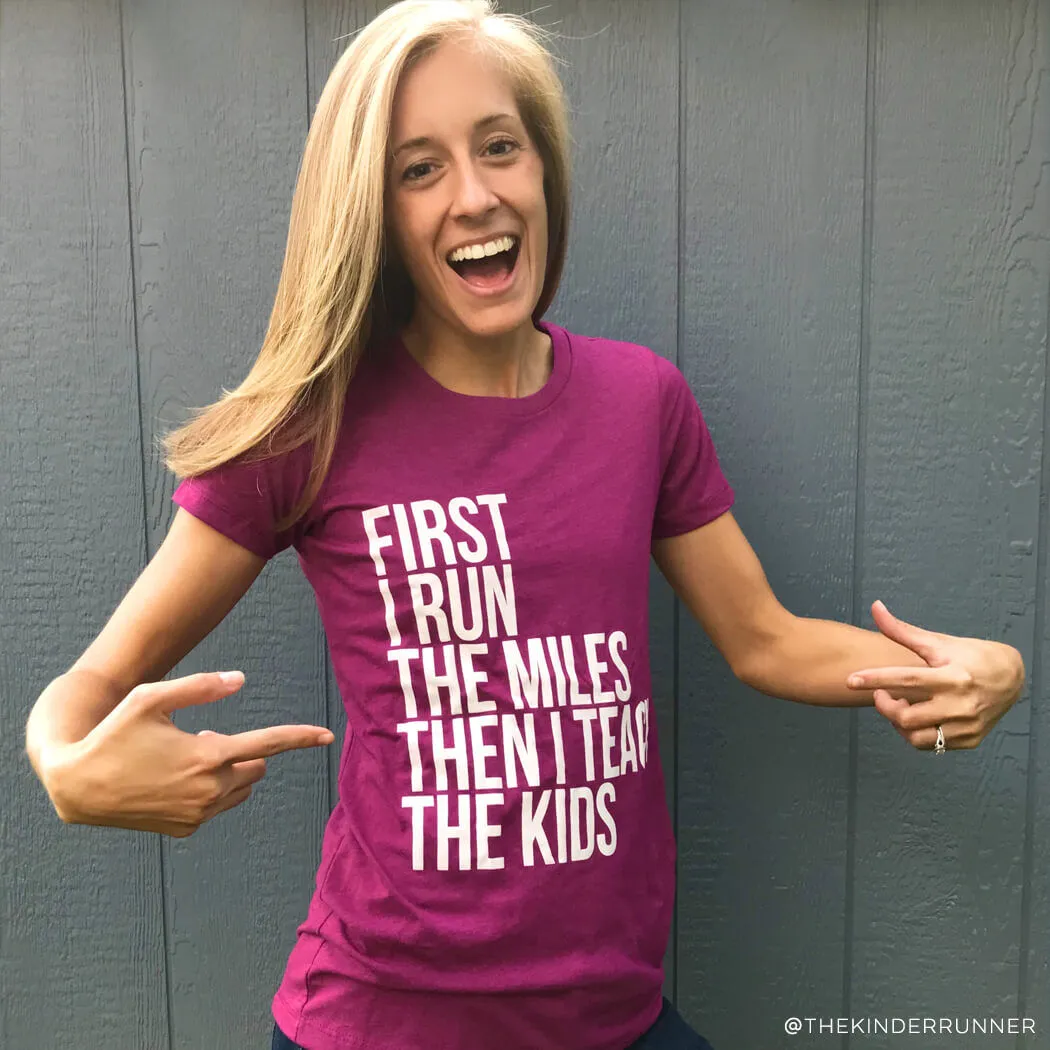 Women's Everyday Runners Tee - Then I Teach The Kids 5 Women's Everyday Runners Tee - Then I Teach The Kids - Image 3
