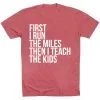 Running Short Sleeve T-Shirt - Then I Teach The Kids -goneforarun Sales 2023 tr 37695 MAUVE FLAT