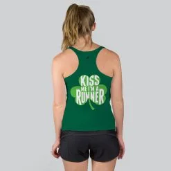 Women's Performance Tank Top - Kiss Me I'm A Runner -goneforarun Sales 2023 tr 37770 MODELBACK