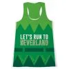 Women's Performance Tank Top - Let's Run To Neverland -goneforarun Sales 2023 tr 37772 FRONT