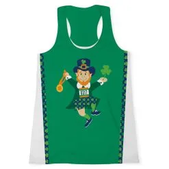 Women's Performance Tank Top - Lucky Leprechaun Runner