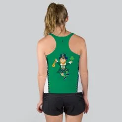 Women's Performance Tank Top - Lucky Leprechaun Runner -goneforarun Sales 2023 tr 37773 MODELBACK