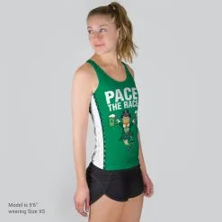 Women's Performance Tank Top - Pace The Race -goneforarun Sales 2023 tr 37778 MODELFRONT