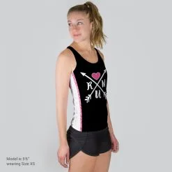 Women's Performance Tank Top - Run Arrows Heart 8 Women's Performance Tank Top - Run Arrows Heart -goneforarun Sales 2023 tr 37779 MODELFRONT