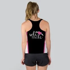 Women's Performance Tank Top - Sole Mate -goneforarun Sales 2023 tr 37788 MODELBACK
