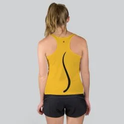 Women's Performance Tank Top - Yellow Dog -goneforarun Sales 2023 tr 37791 MODELBACK