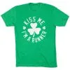 Running Short Sleeve T-Shirt - Kiss Me I Am A Runner Shamrock 1 Running Short Sleeve T-Shirt - Kiss Me I Am A Runner Shamrock -goneforarun Sales 2023 tr 38140 GREEN FLAT