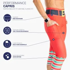 Running Performance Capris - Elf 11 Running Performance Capris - Elf -goneforarun Sales 2023 tr 38786 DETAILS