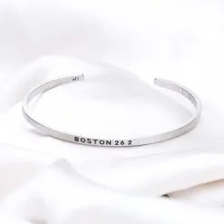 InspireME Cuff Bracelet - Boston 26.2 -goneforarun Sales 2023 tr 38802 MAIN