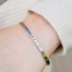 InspireME Cuff Bracelet - Boston 26.2 -goneforarun Sales 2023 tr 38802 MODEL