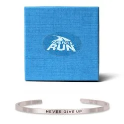 InspireME Cuff Bracelet - Never Give Up -goneforarun Sales 2023 tr 38806 8