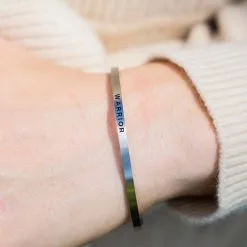 InspireME Cuff Bracelet - Warrior -goneforarun Sales 2023 tr 38809 MODEL