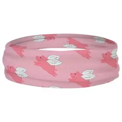Running Multifunctional Headwear - Flying Pigs Pattern RokBAND -goneforarun Sales 2023 tr 38844 PINK RING