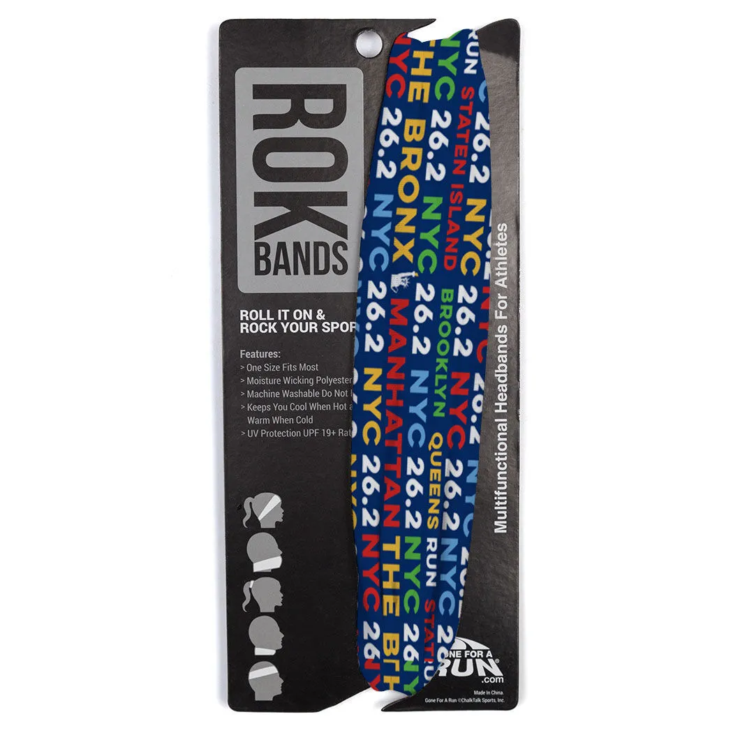 Running Multifunctional Headwear - NYC Burroughs 26.2 RokBAND 7 Running Multifunctional Headwear - NYC Burroughs 26.2 RokBAND - Image 5