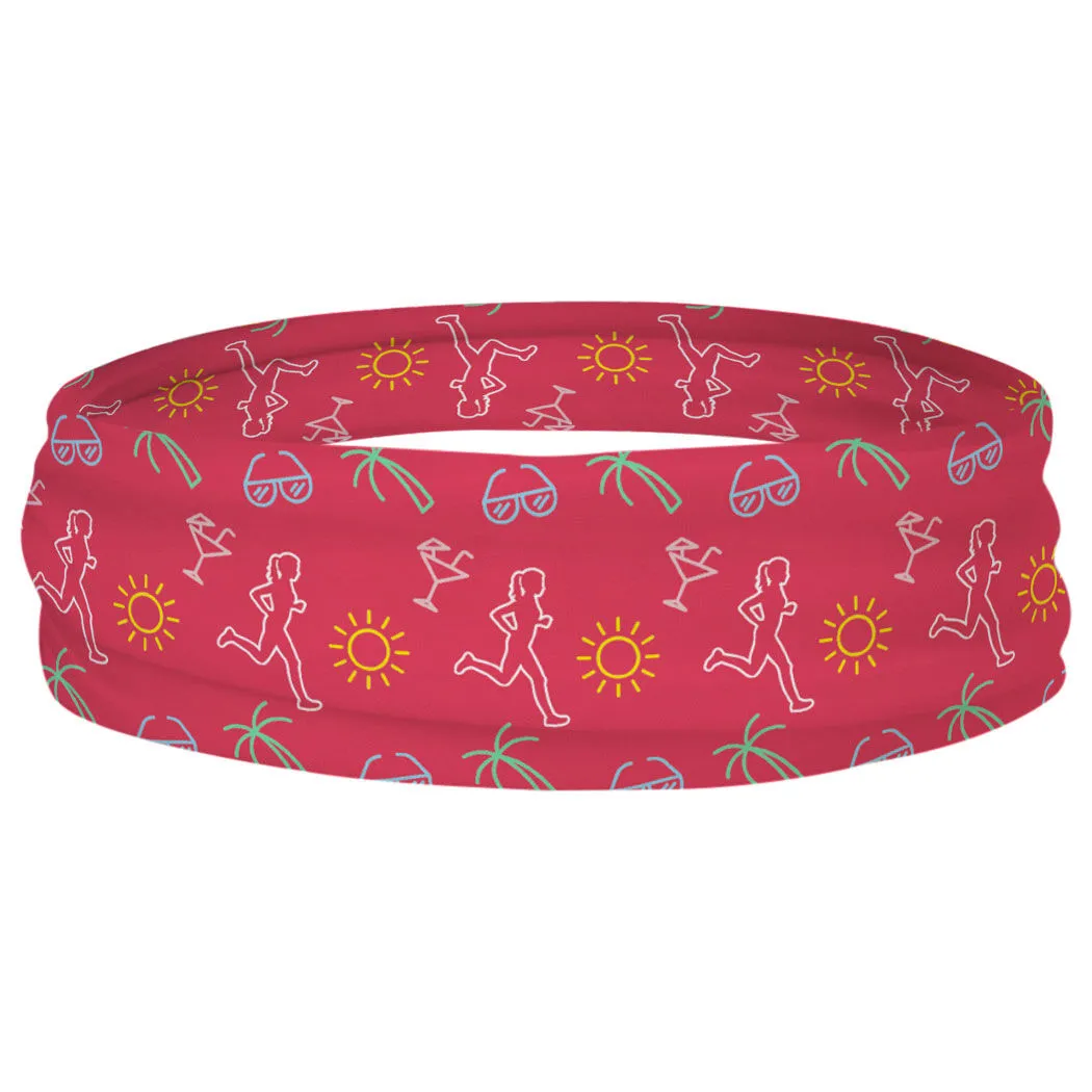 Running Multifunctional Headwear - Tropical Female Runner RokBAND 3 Running Multifunctional Headwear - Tropical Female Runner RokBAND