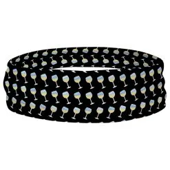 Running Multifunctional Headwear - Wine Glasses RokBAND -goneforarun Sales 2023 tr 38858 CHARDONNAY RING