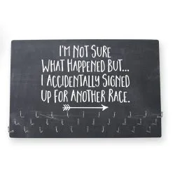 Running Large Hooked On Medals Hanger - Signed Up For Another Race -goneforarun Sales 2023 tr 39202 EMPTY