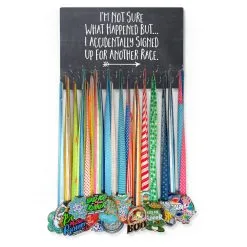 Running Large Hooked On Medals Hanger - Signed Up For Another Race -goneforarun Sales 2023 tr 39202 FULLVIEW