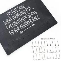 Running Large Hooked On Medals Hanger - Signed Up For Another Race -goneforarun Sales 2023 tr 39202 WHATSINCLUDED