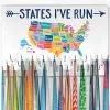 Running Large Hooked On Medals Hanger - States I've Run -goneforarun Sales 2023 tr 39206 CLOSEUP