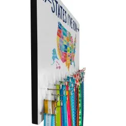 Running Large Hooked On Medals Hanger - States I've Run -goneforarun Sales 2023 tr 39206 PROFILE