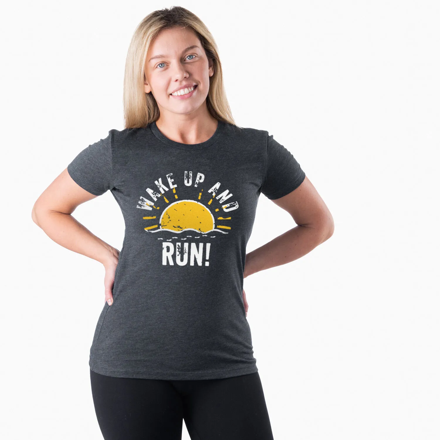 Women's Everyday Runners Tee - Wake Up And Run 4 Women's Everyday Runners Tee - Wake Up And Run - Image 2