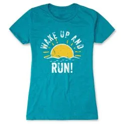 Women's Everyday Runners Tee - Wake Up And Run 23 Women's Everyday Runners Tee - Wake Up And Run -goneforarun Sales 2023 tr 39376 TEAL