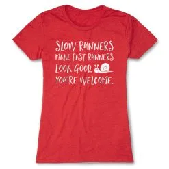 Women's Everyday Runners Tee - Slow Runners 20 Women's Everyday Runners Tee - Slow Runners -goneforarun Sales 2023 tr 39378 RED