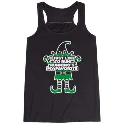 Flowy Racerback Tank Top - Running's My Favorite -goneforarun Sales 2023 tr 39386 BLACK MAIN
