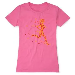 Women's Everyday Runners Tee - Autumn Runner Girl 21 Women's Everyday Runners Tee - Autumn Runner Girl -goneforarun Sales 2023 tr 39591 HOTPINK